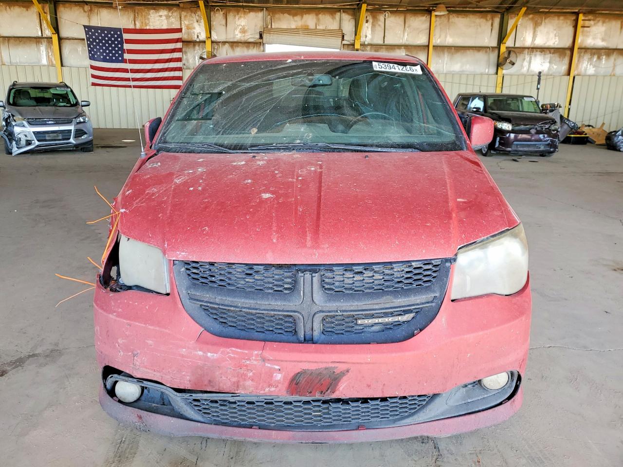 2015 Dodge Grand Caravan Sxt Red vin: 2C4RDGCG7FR623983