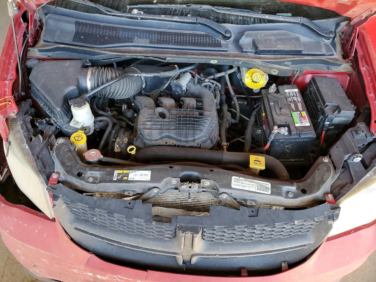 2015 Dodge Grand Caravan Sxt Red vin: 2C4RDGCG7FR623983