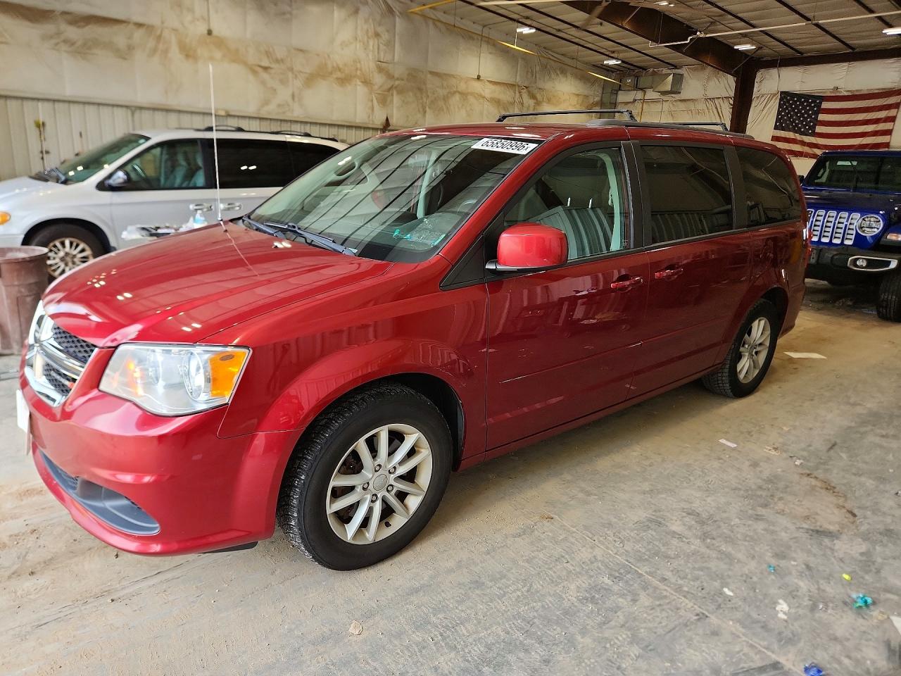 2015 Dodge Grand Caravan Sxt Бордовый vin: 2C4RDGCG7FR631369