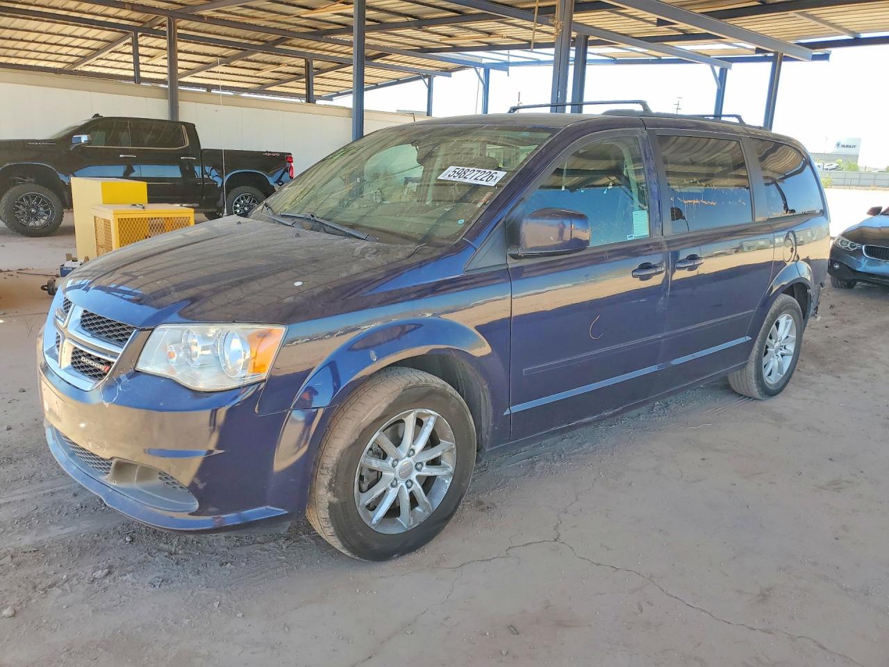 2015 Dodge Grand Caravan Sxt Blue vin: 2C4RDGCG7FR649032