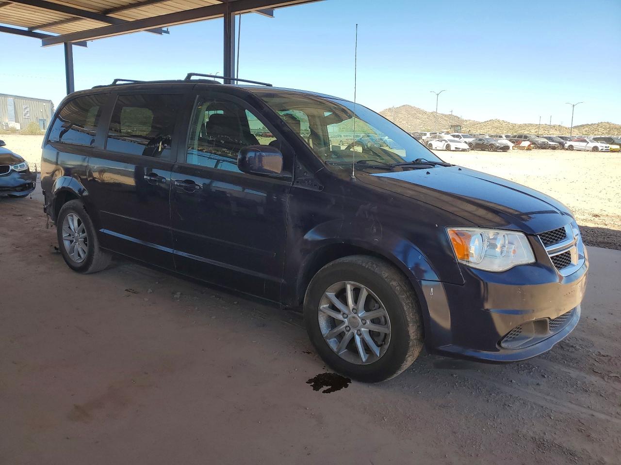 2015 Dodge Grand Caravan Sxt Blue vin: 2C4RDGCG7FR649032