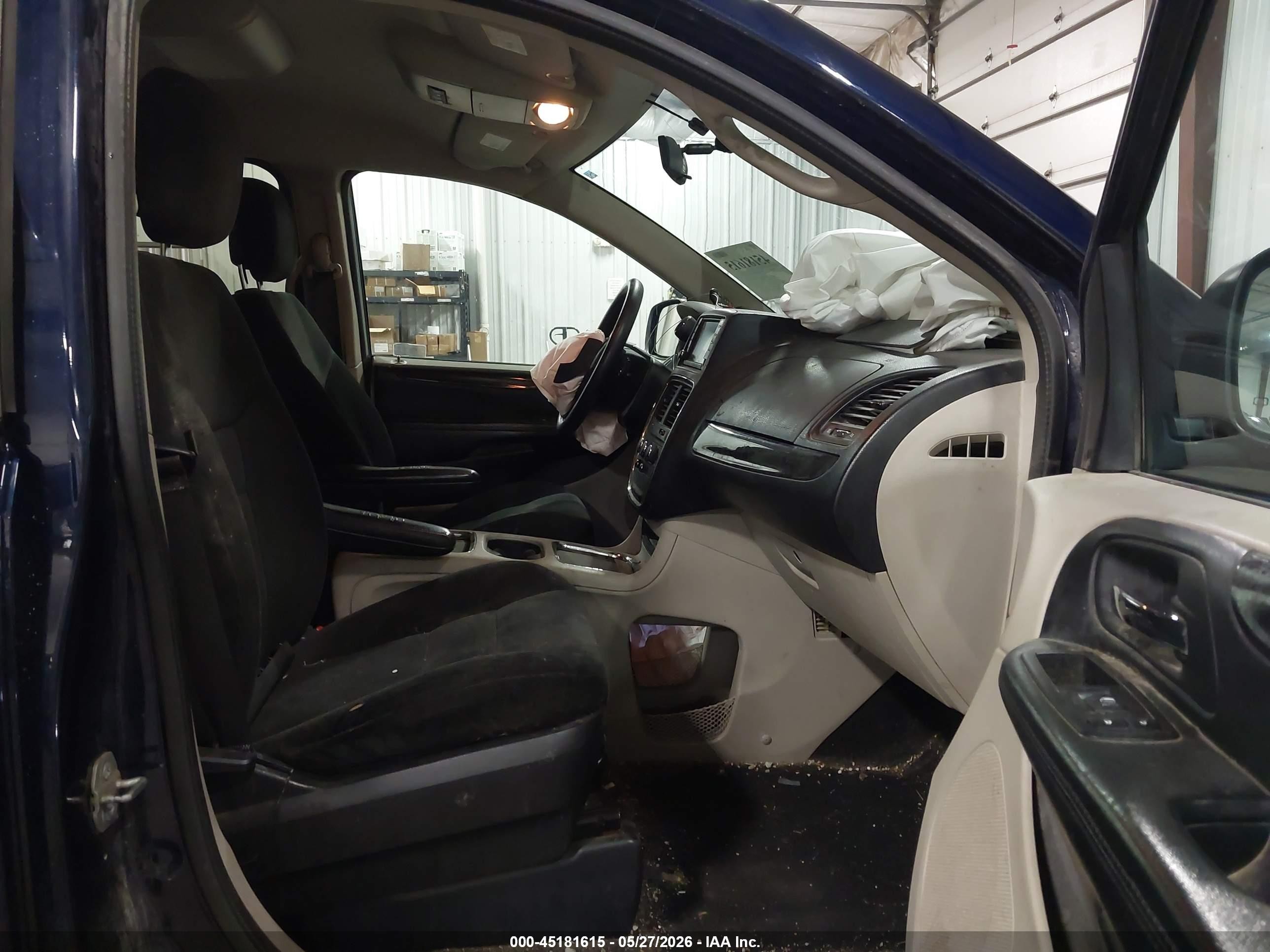 2015 Dodge Grand Caravan Sxt Blue vin: 2C4RDGCG7FR652576