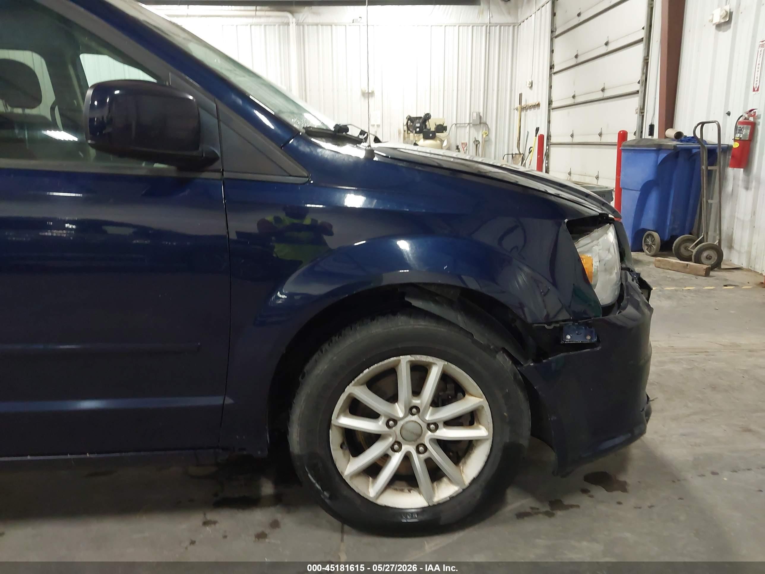 2015 Dodge Grand Caravan Sxt Blue vin: 2C4RDGCG7FR652576