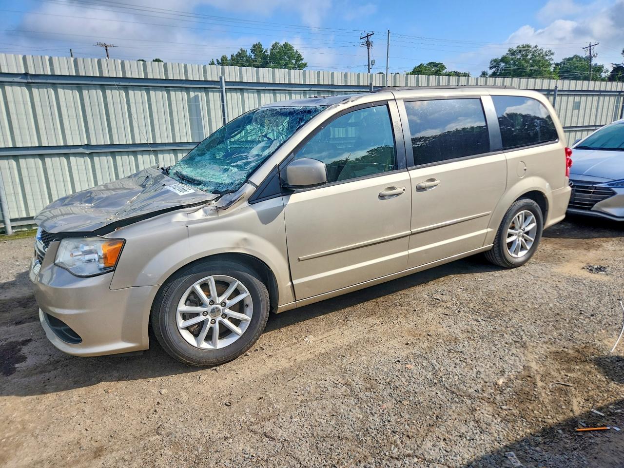 2015 Dodge Grand Caravan Sxt Beige vin: 2C4RDGCG7FR663335