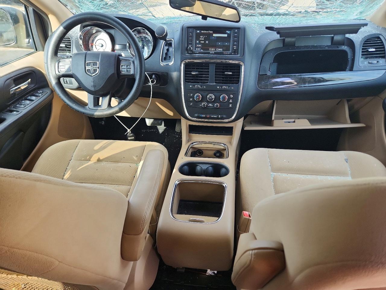 2015 Dodge Grand Caravan Sxt Beige vin: 2C4RDGCG7FR663335