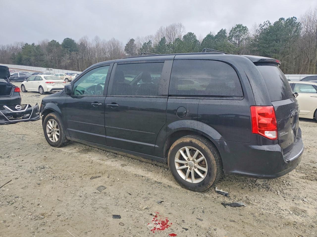 2016 Dodge Grand Caravan Sxt Black vin: 2C4RDGCG7GR333373