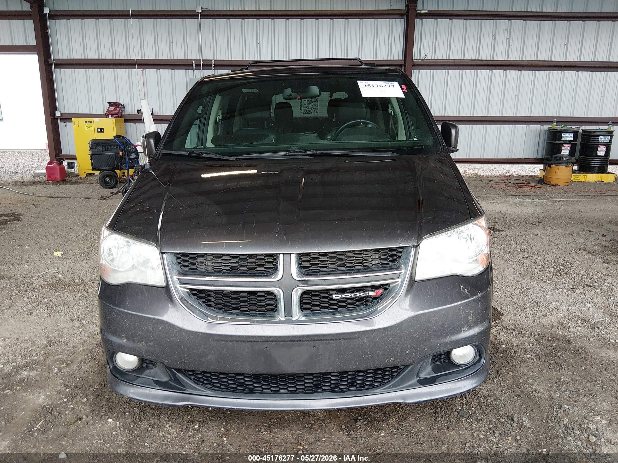 2018 Dodge Grand Caravan Sxt Gray vin: 2C4RDGCG7JR327015