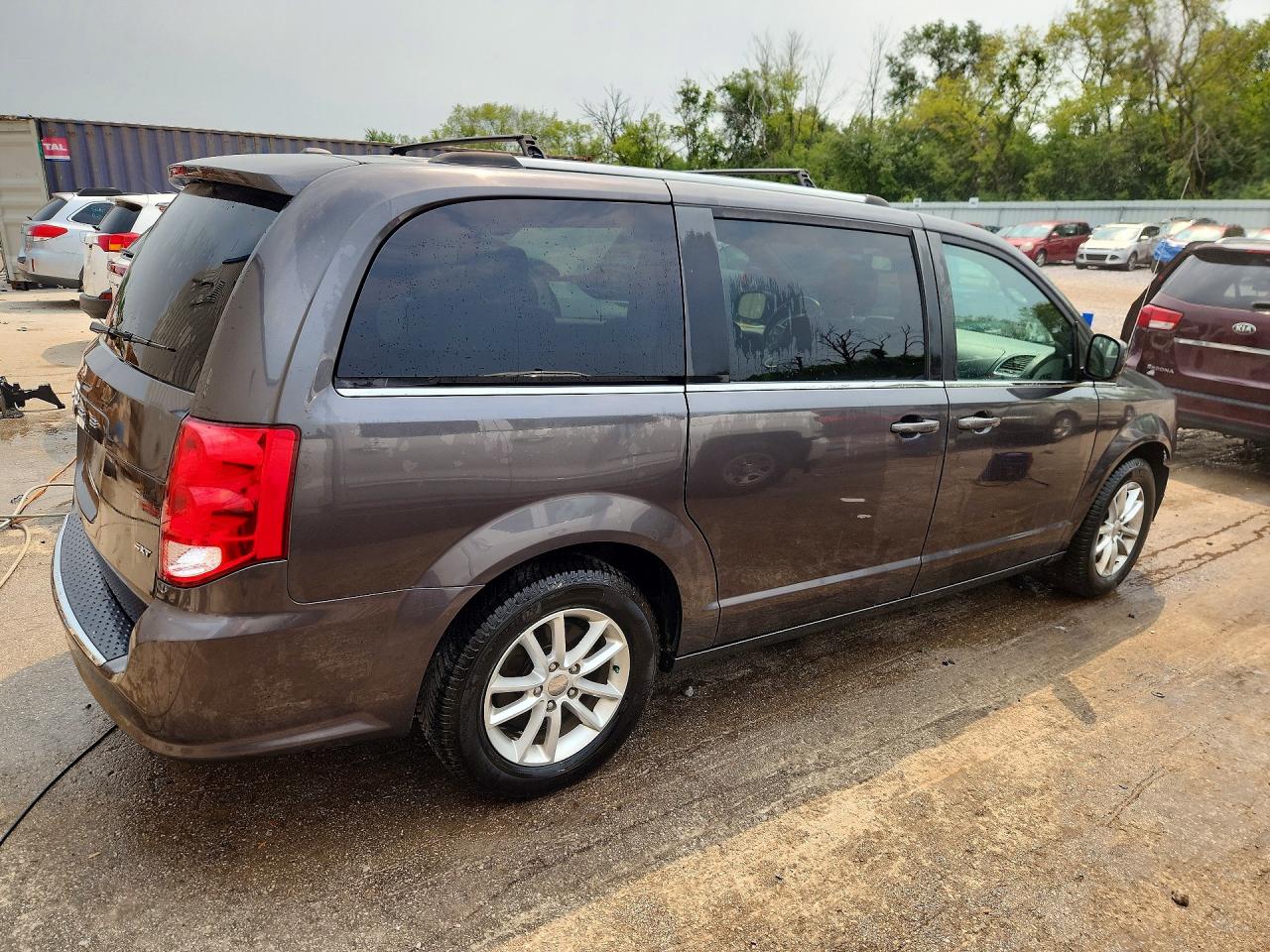 2020 Dodge Grand Caravan Sxt Gray vin: 2C4RDGCG7LR179497