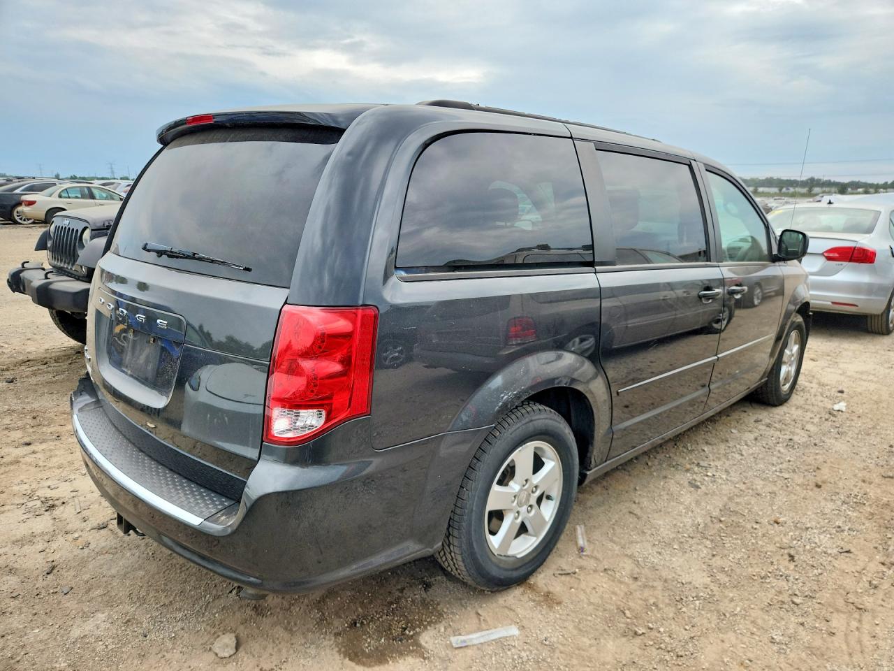 2012 Dodge Grand Caravan Sxt Gray vin: 2C4RDGCG8CR105490