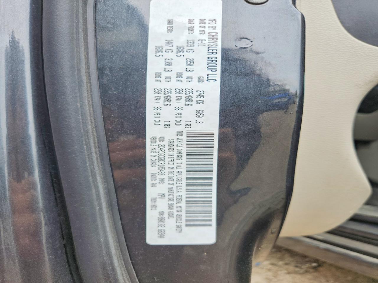 2012 Dodge Grand Caravan Sxt Gray vin: 2C4RDGCG8CR105490
