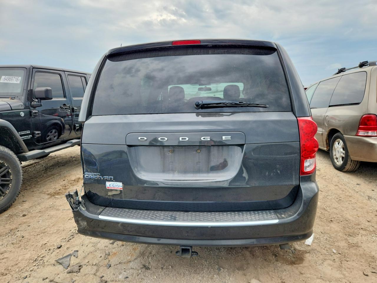 2012 Dodge Grand Caravan Sxt Gray vin: 2C4RDGCG8CR105490