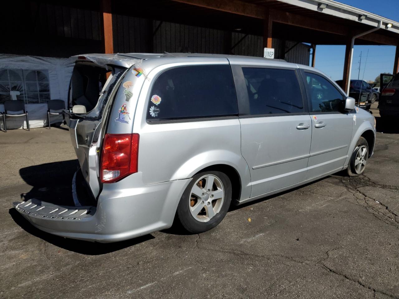 2012 Dodge Grand Caravan Sxt Silver vin: 2C4RDGCG8CR141289