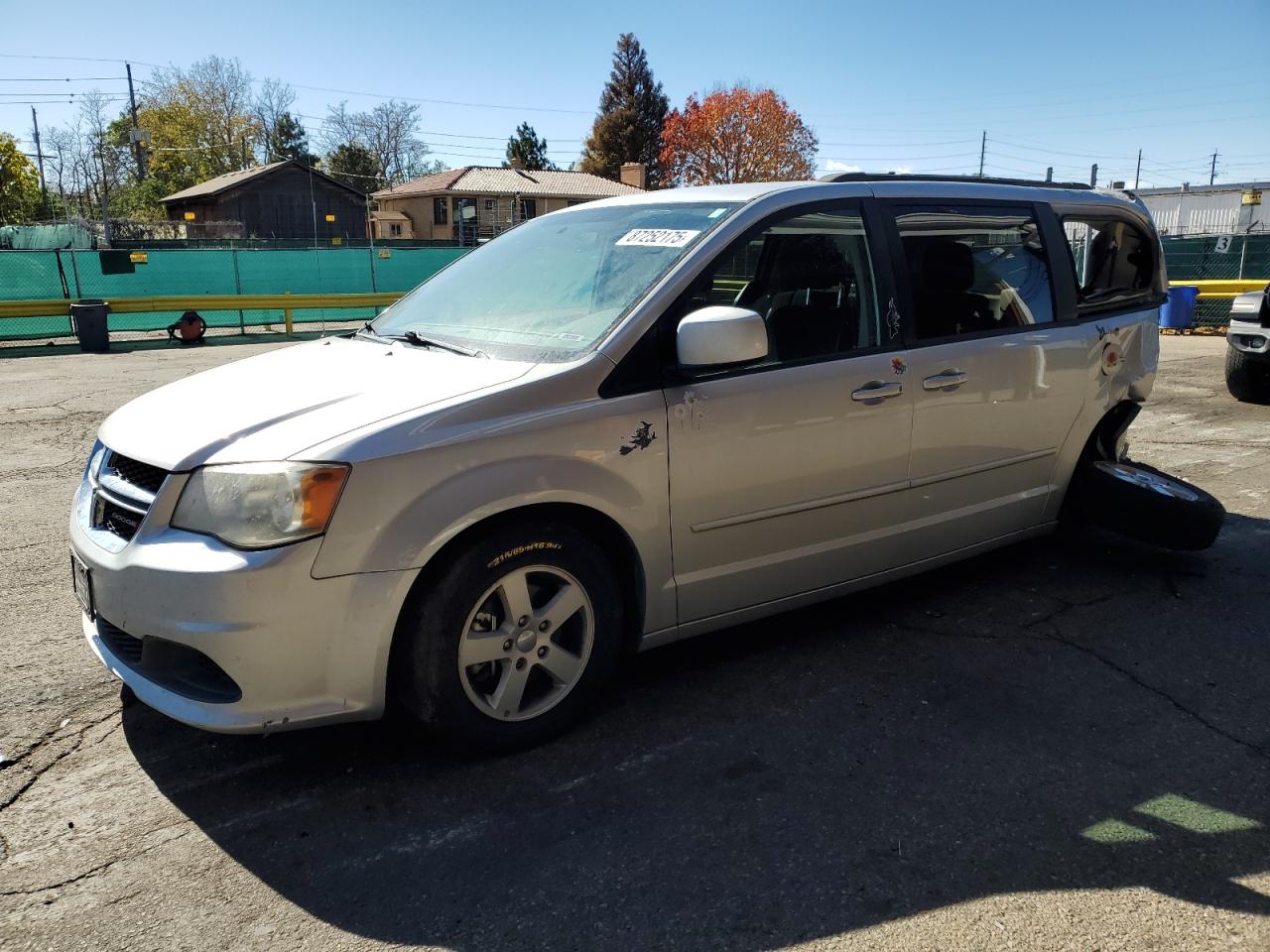 2012 Dodge Grand Caravan Sxt Silver vin: 2C4RDGCG8CR141289
