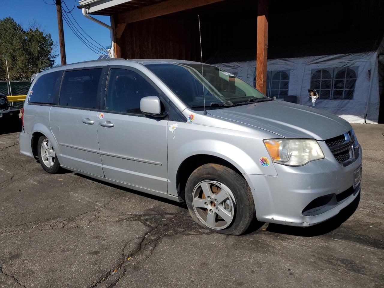 2012 Dodge Grand Caravan Sxt Silver vin: 2C4RDGCG8CR141289