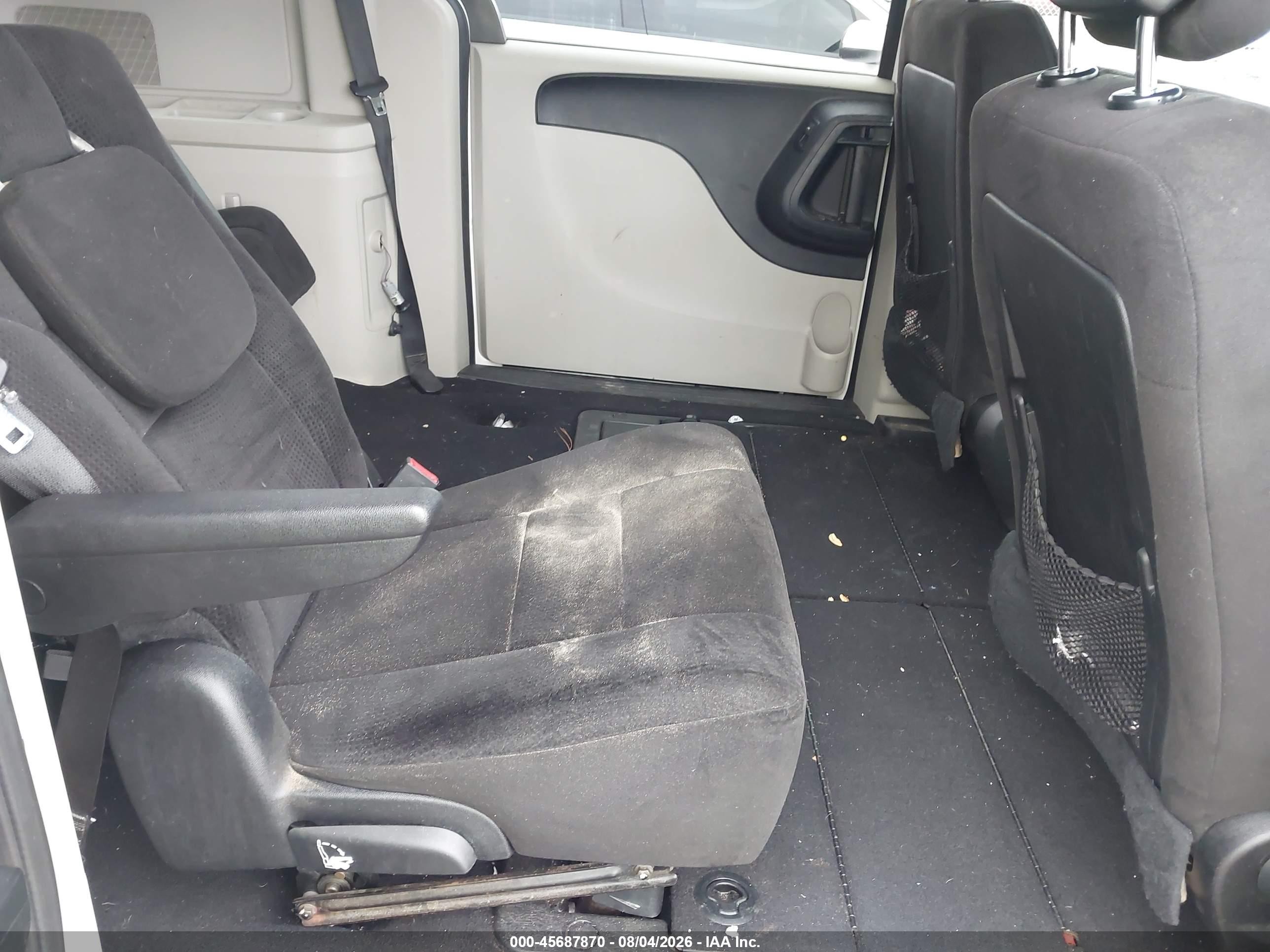 2012 Dodge Grand Caravan Sxt White vin: 2C4RDGCG8CR296246