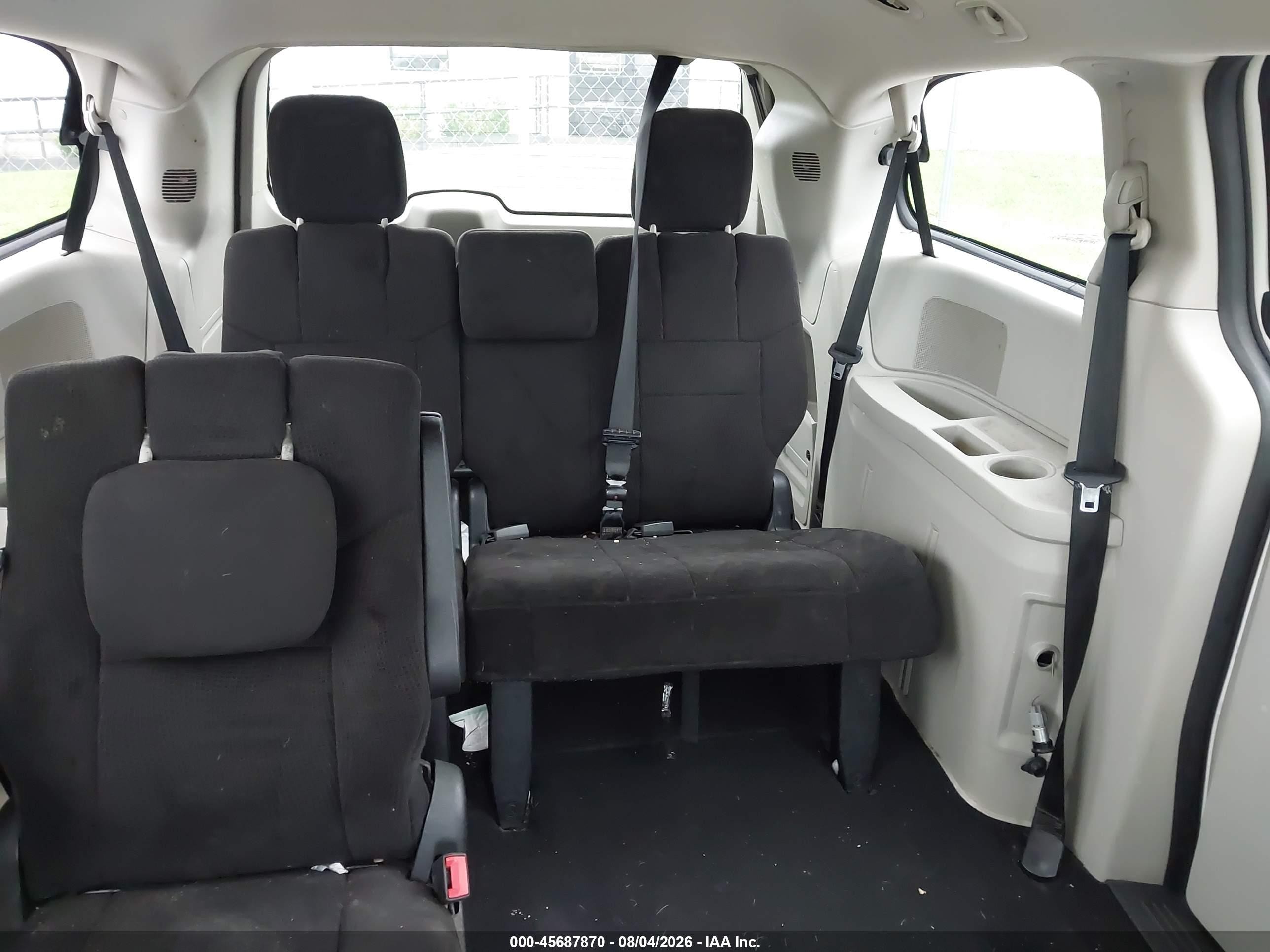 2012 Dodge Grand Caravan Sxt White vin: 2C4RDGCG8CR296246