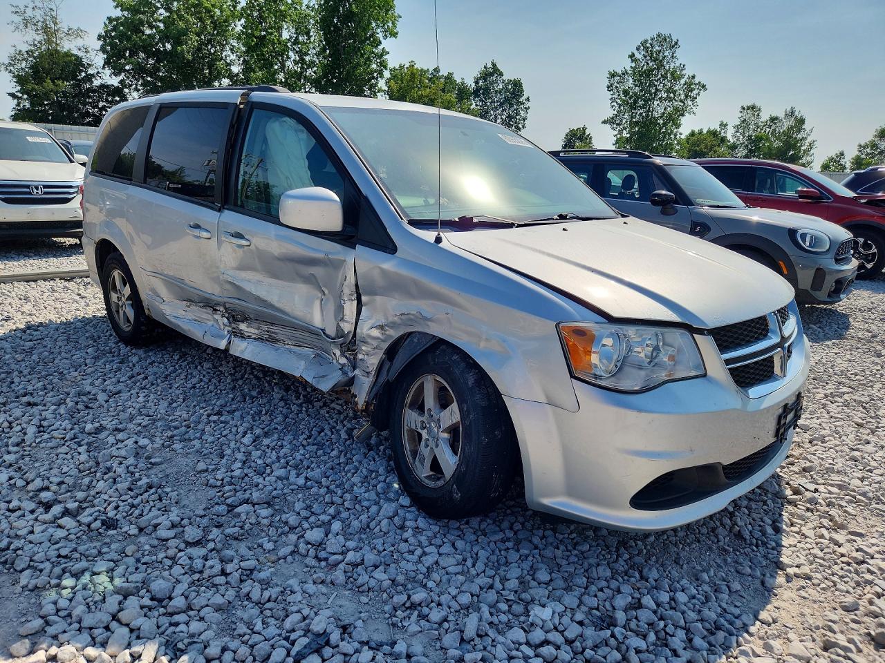 2012 Dodge Grand Caravan Sxt Silver vin: 2C4RDGCG8CR317998