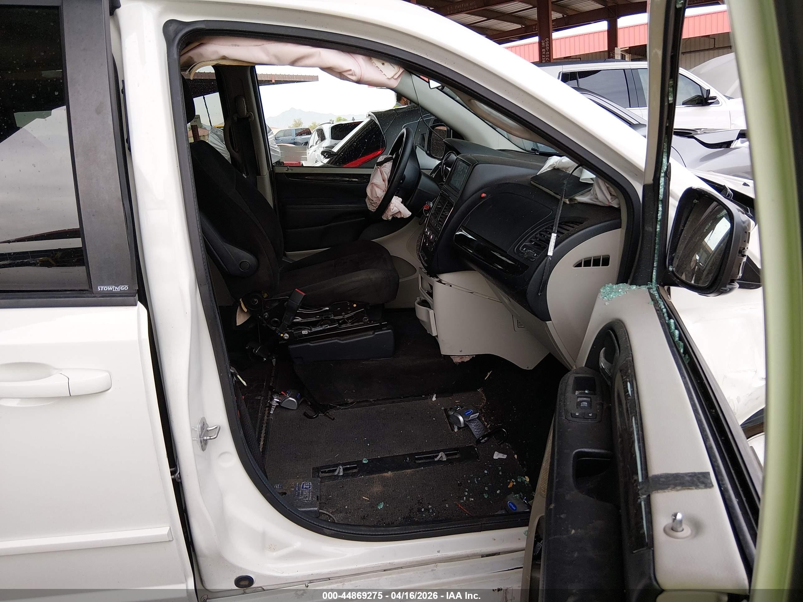 2012 Dodge Grand Caravan Sxt White vin: 2C4RDGCG8CR406499
