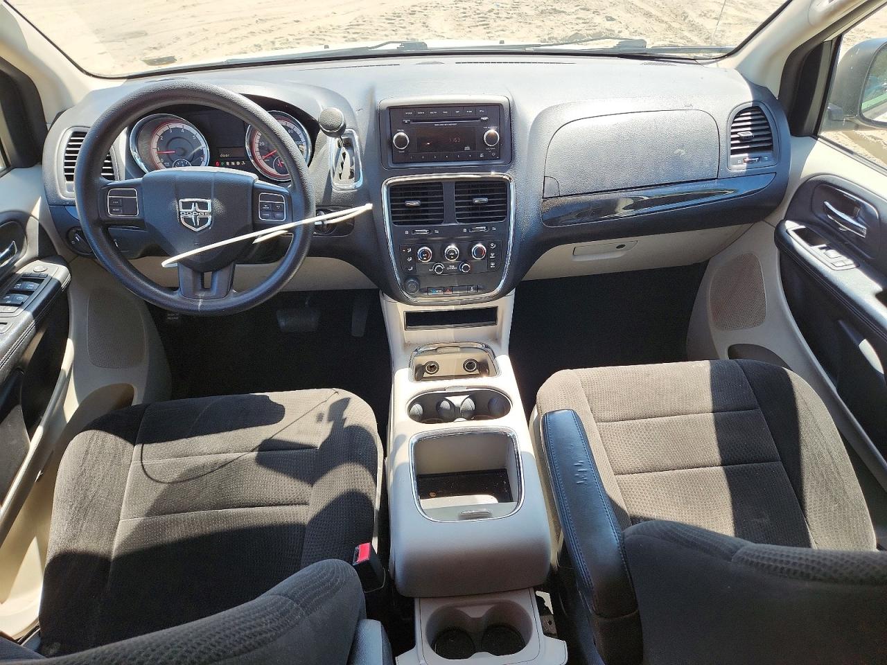 2013 Dodge Grand Caravan Sxt White vin: 2C4RDGCG8DR536588