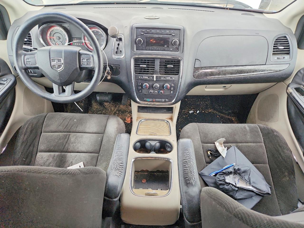 2013 Dodge Grand Caravan Sxt White vin: 2C4RDGCG8DR544089