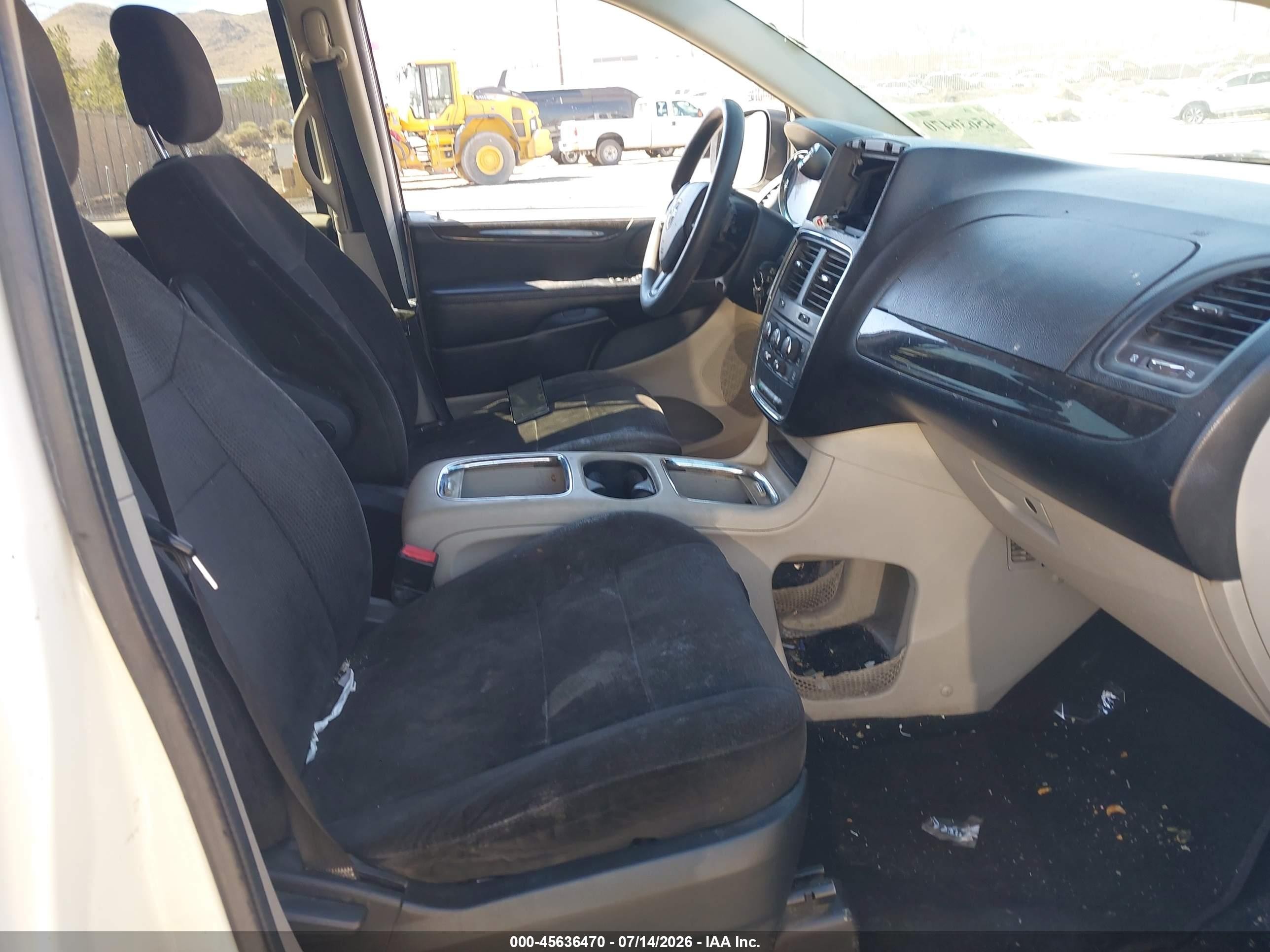2013 Dodge Grand Caravan Sxt White vin: 2C4RDGCG8DR553794