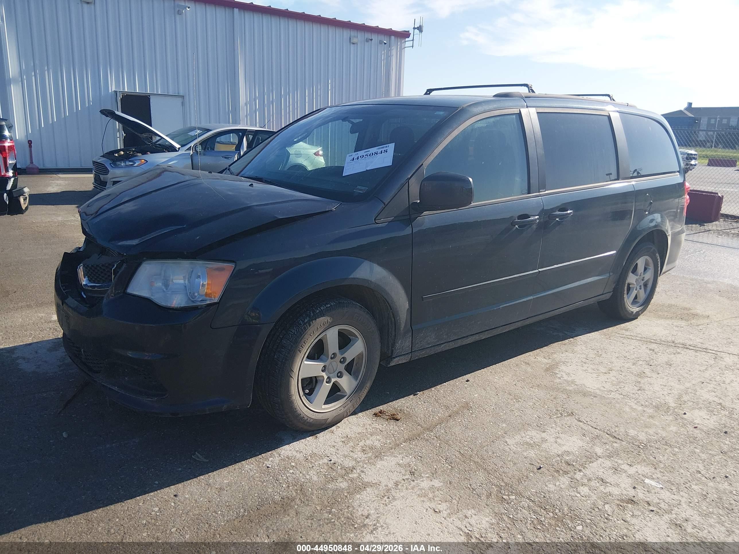 2013 Dodge Grand Caravan Sxt Gray vin: 2C4RDGCG8DR627960
