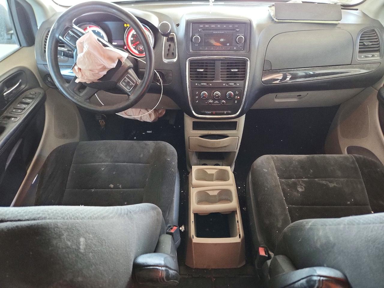 2013 Dodge Grand Caravan Sxt White vin: 2C4RDGCG8DR688127