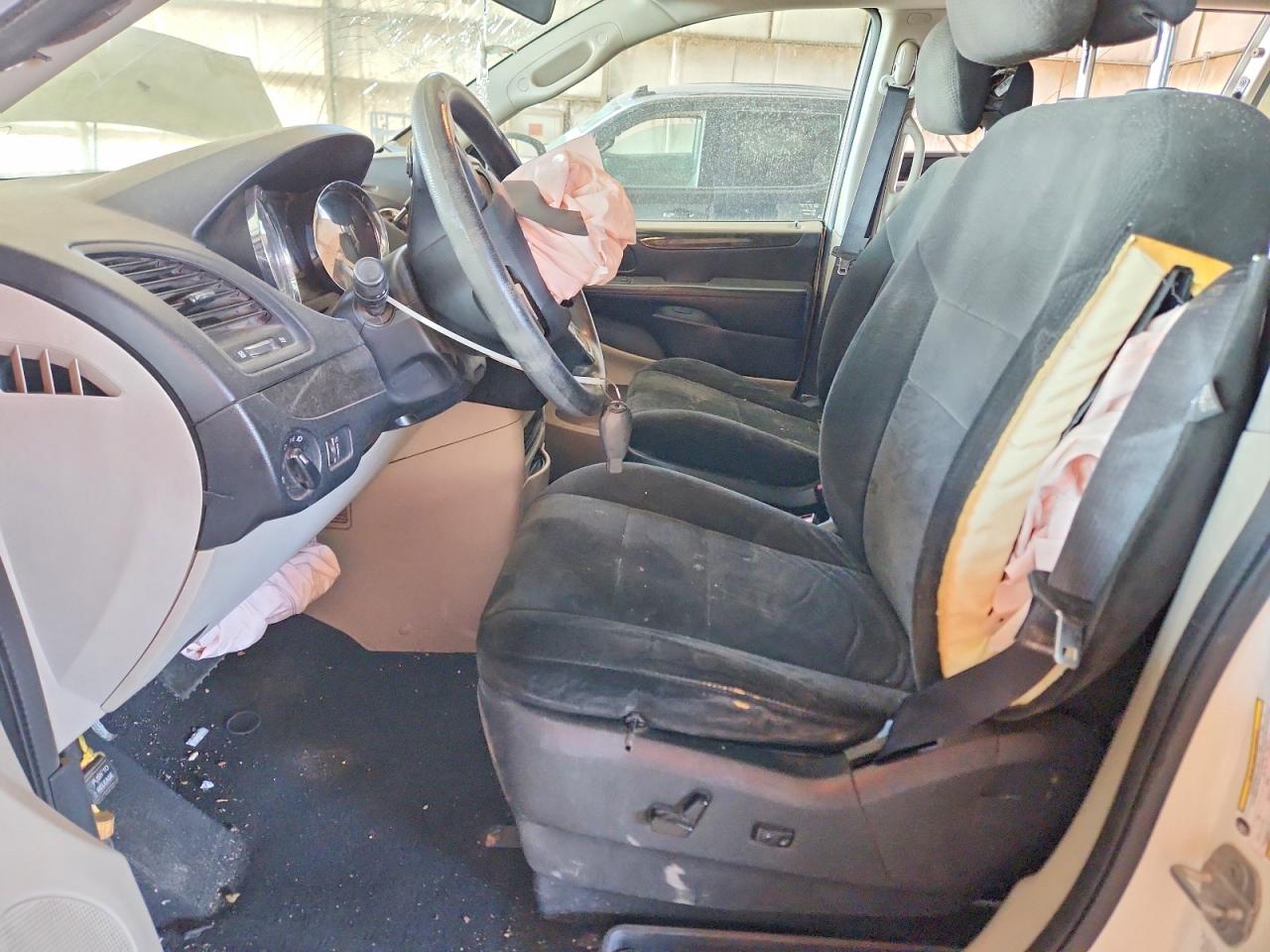 2013 Dodge Grand Caravan Sxt White vin: 2C4RDGCG8DR688127