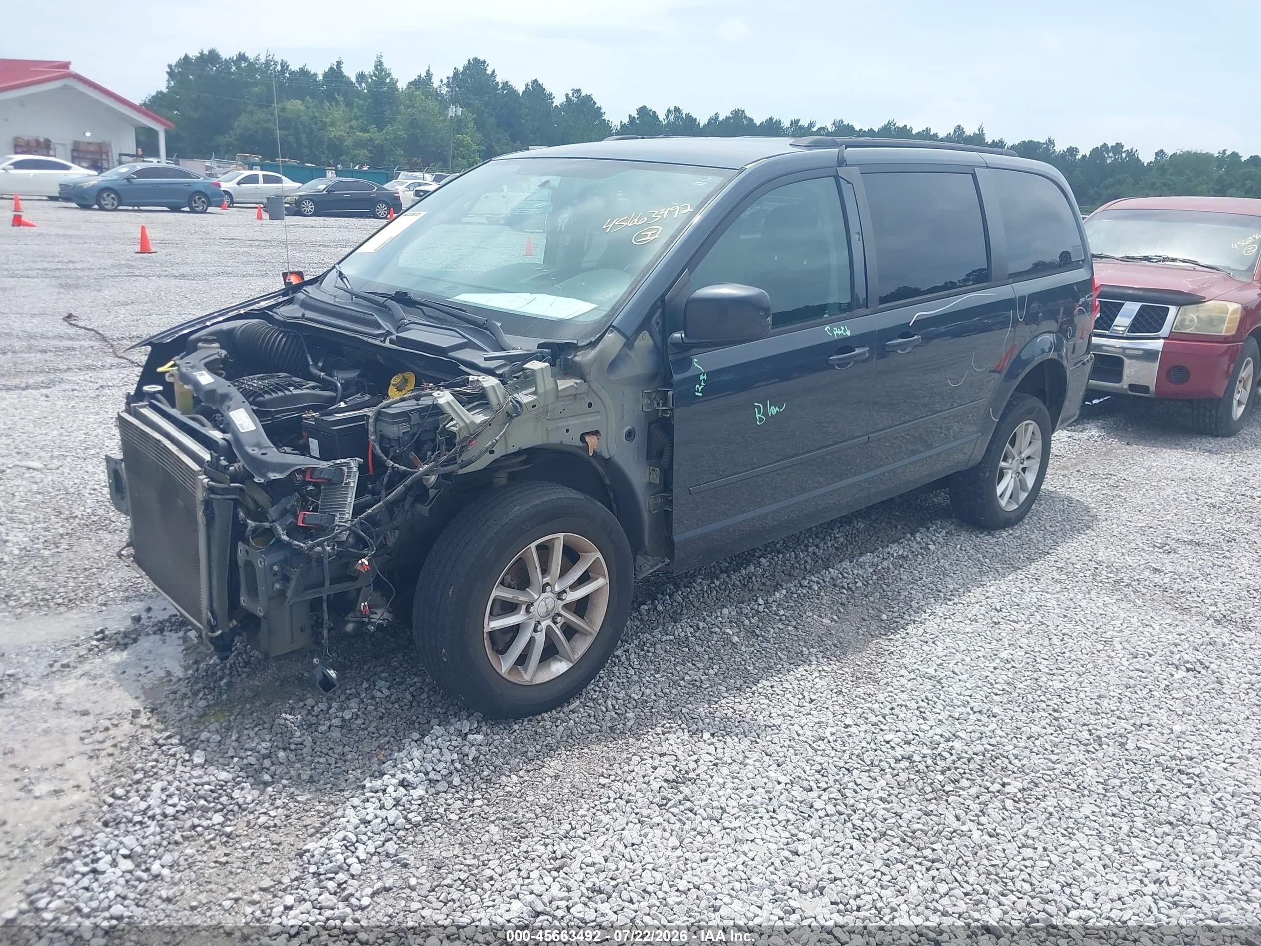 2013 Dodge Grand Caravan Sxt Gray vin: 2C4RDGCG8DR739433