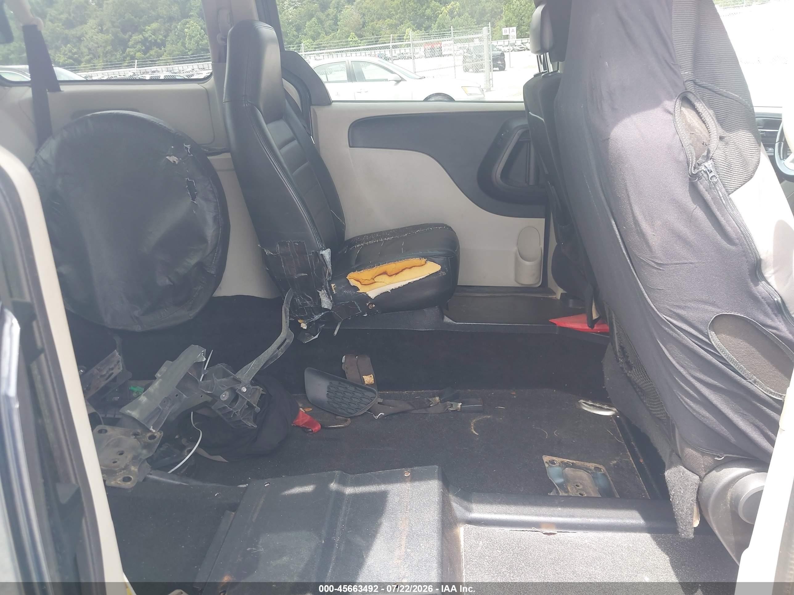2013 Dodge Grand Caravan Sxt Gray vin: 2C4RDGCG8DR739433