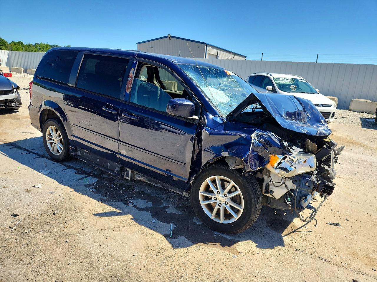 2013 Dodge Grand Caravan Sxt Blue vin: 2C4RDGCG8DR752117