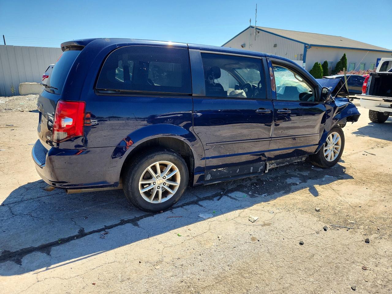 2013 Dodge Grand Caravan Sxt Blue vin: 2C4RDGCG8DR752117