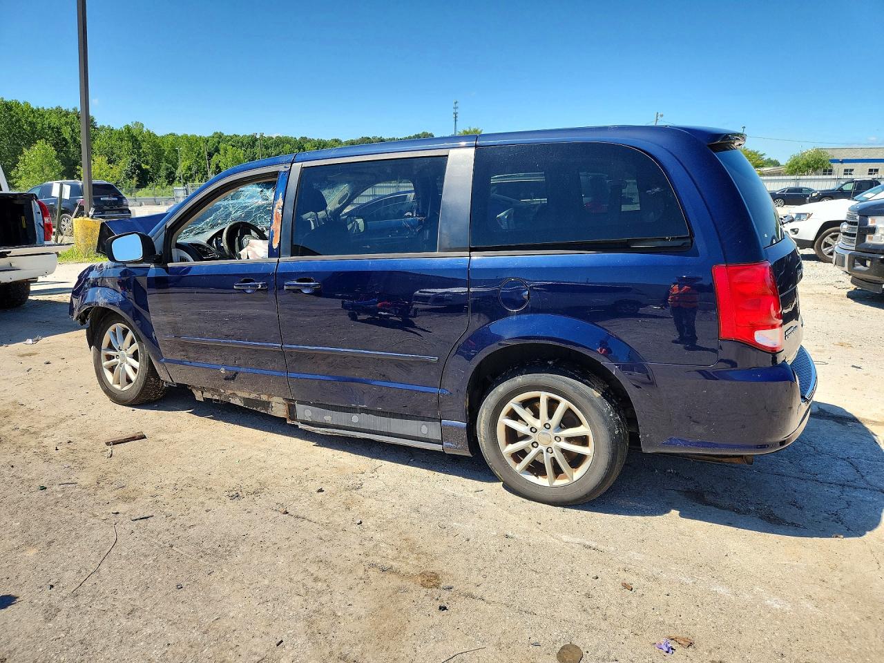 2013 Dodge Grand Caravan Sxt Blue vin: 2C4RDGCG8DR752117