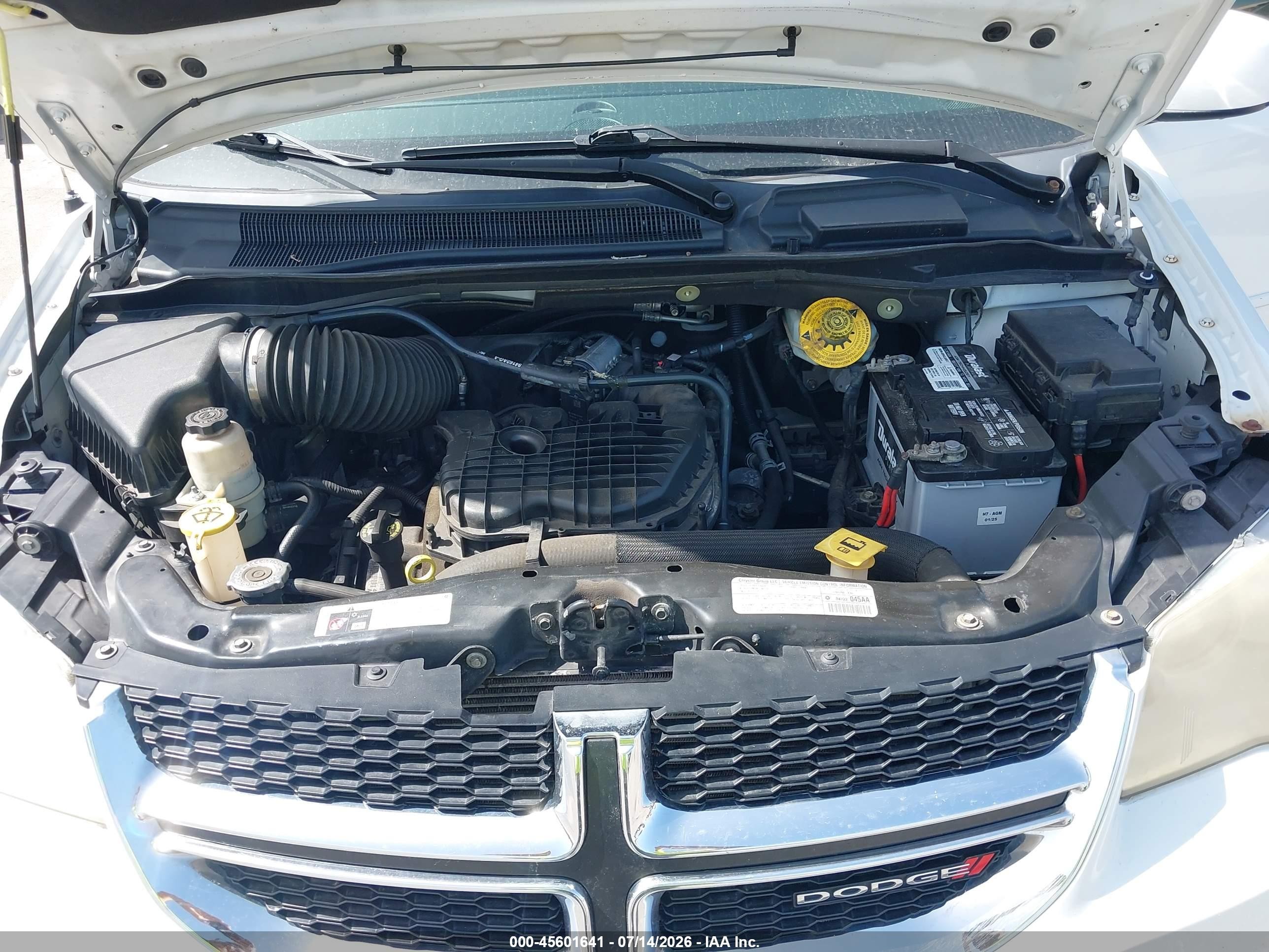 2013 Dodge Grand Caravan Sxt White vin: 2C4RDGCG8DR813773