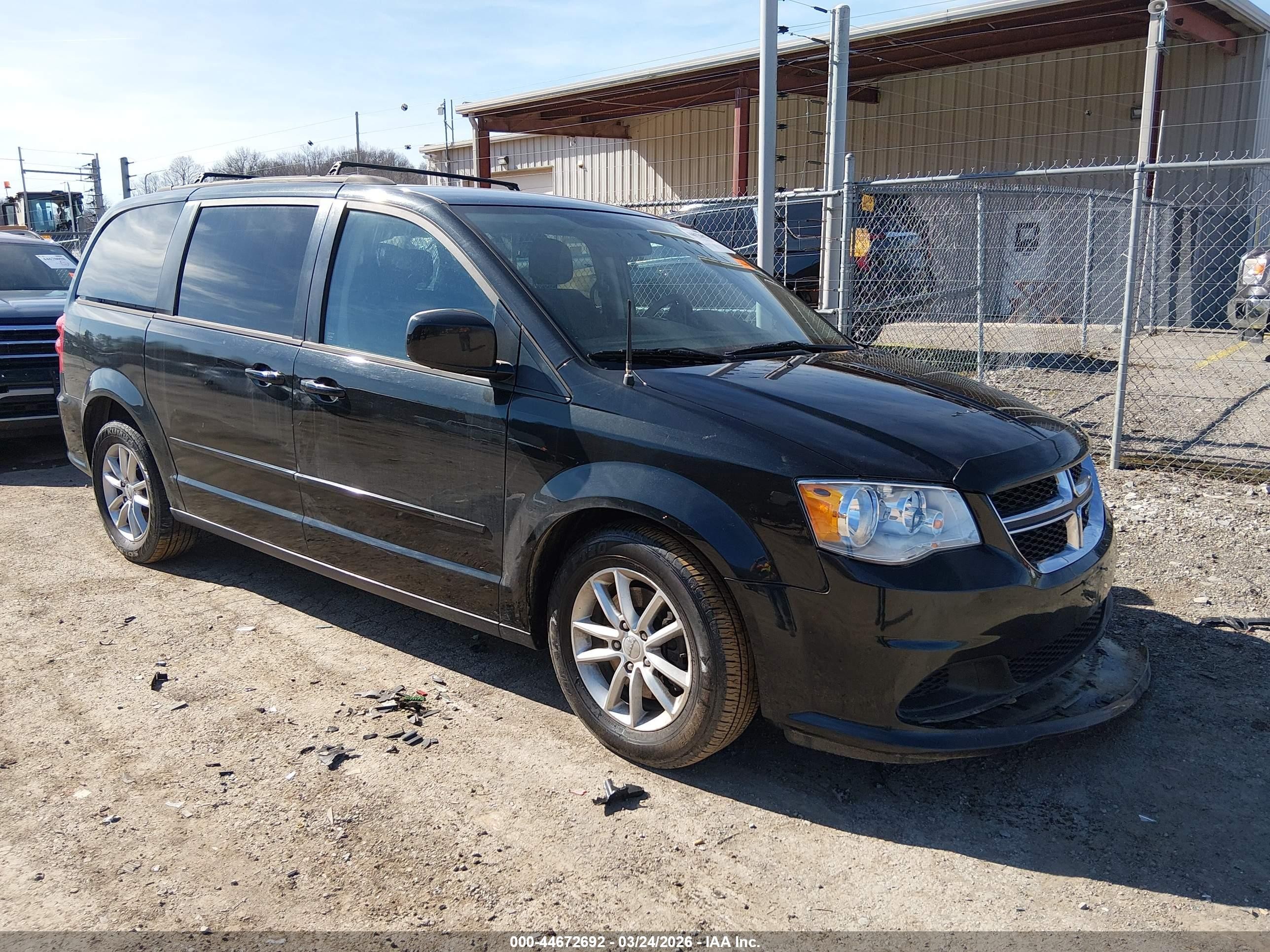 2014 Dodge Grand Caravan Sxt Черный vin: 2C4RDGCG8ER122776