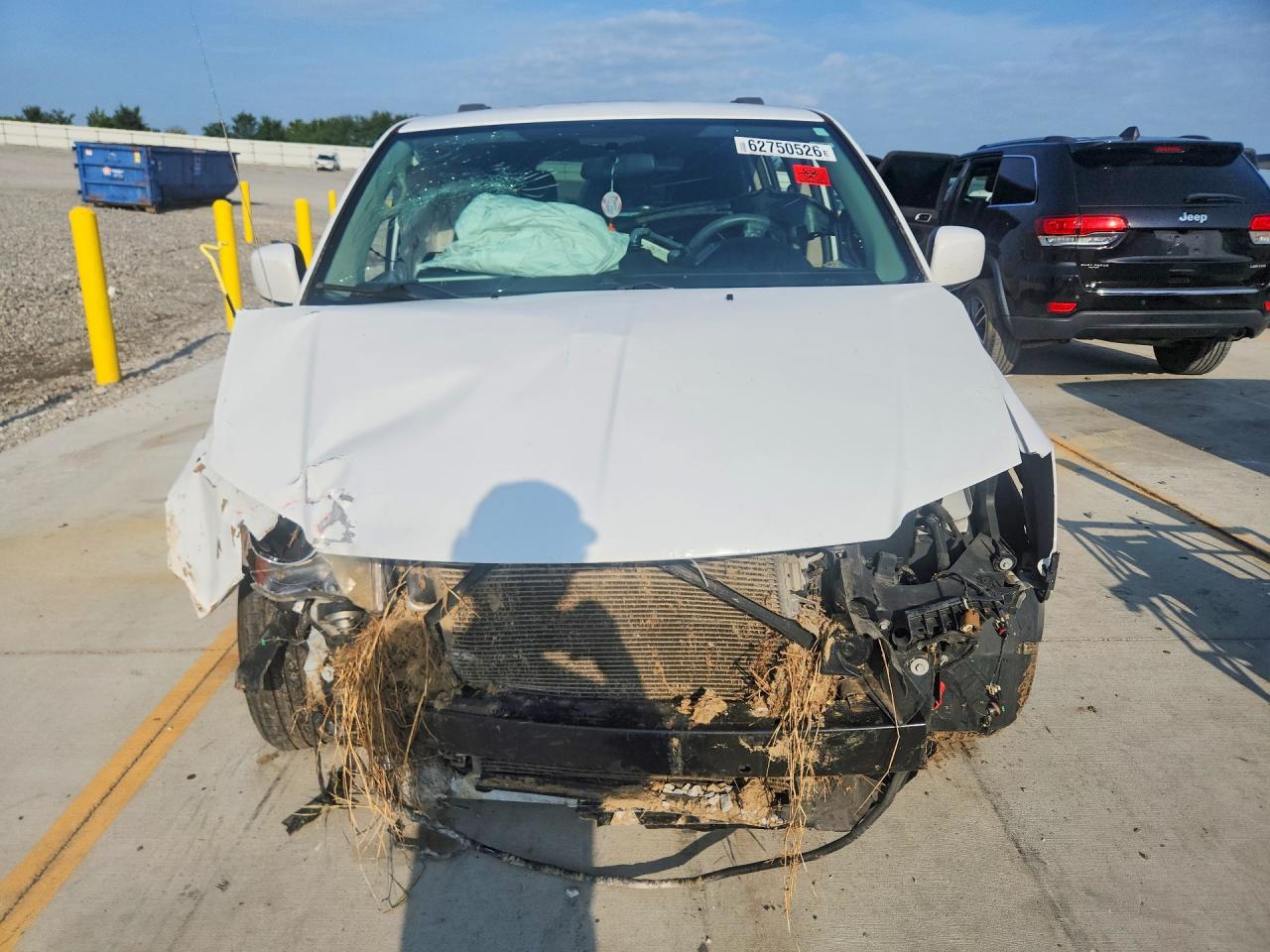 2014 Dodge Grand Caravan Sxt Белый vin: 2C4RDGCG8ER173002