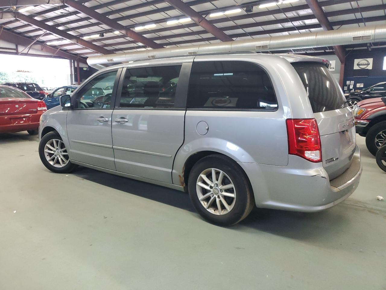 2014 Dodge Grand Caravan Sxt Silver vin: 2C4RDGCG8ER244070