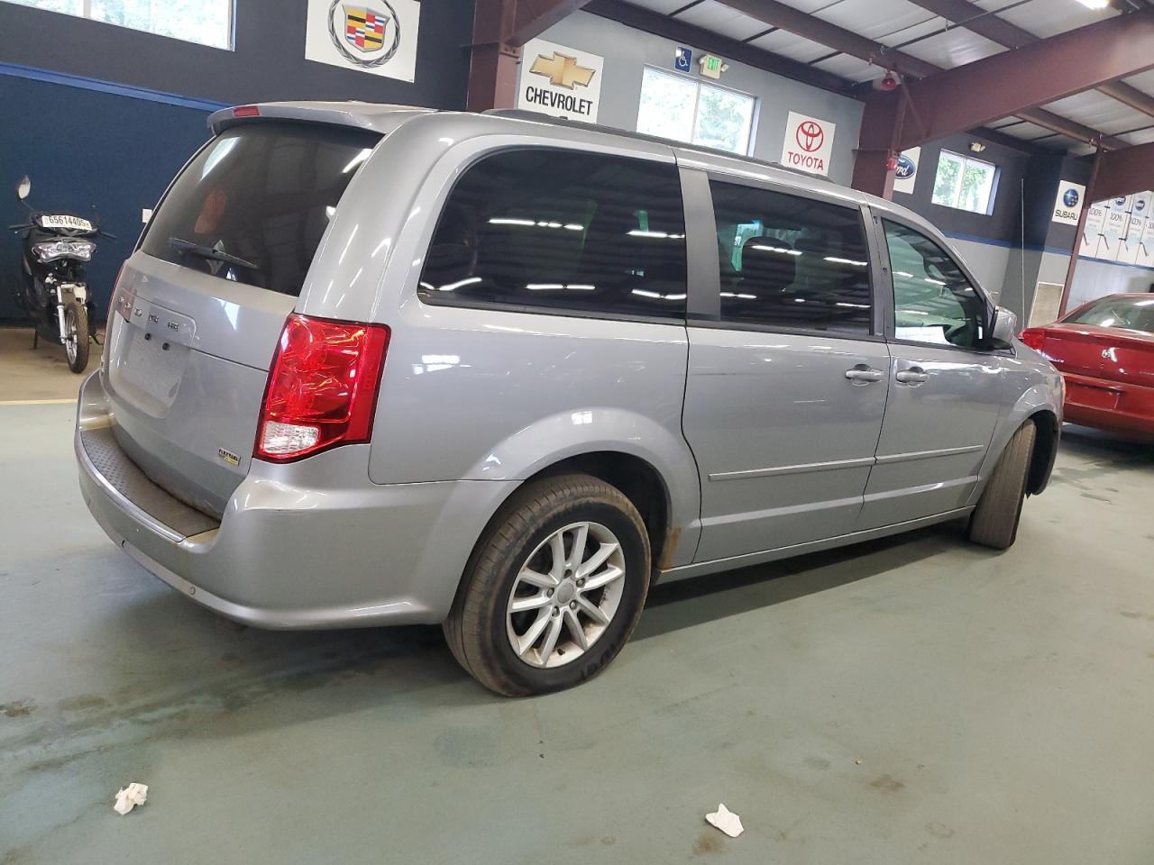 2014 Dodge Grand Caravan Sxt Silver vin: 2C4RDGCG8ER244070