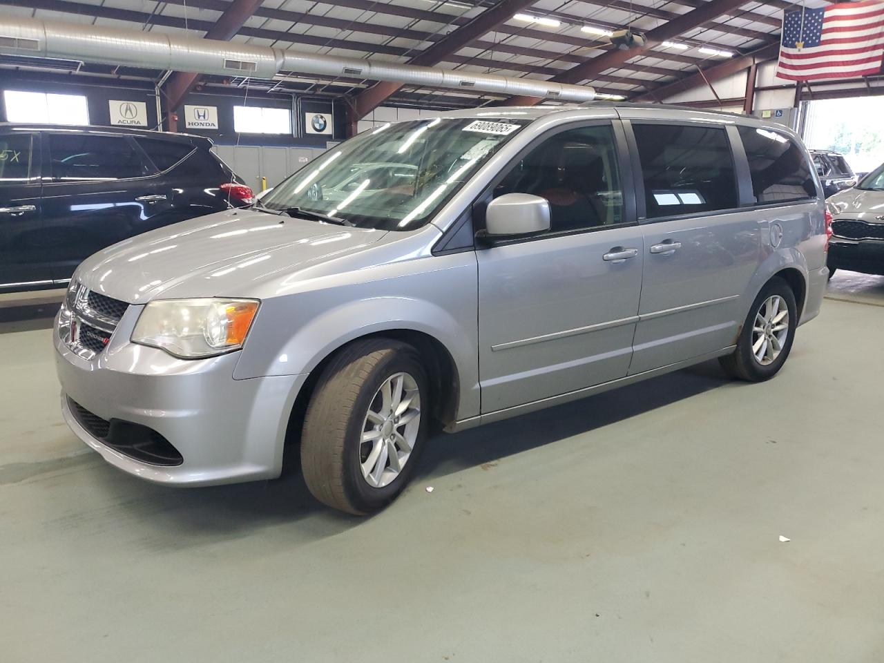 2014 Dodge Grand Caravan Sxt Silver vin: 2C4RDGCG8ER244070
