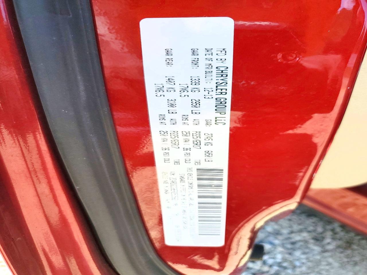 2014 Dodge Grand Caravan Sxt Burgundy vin: 2C4RDGCG8ER253562
