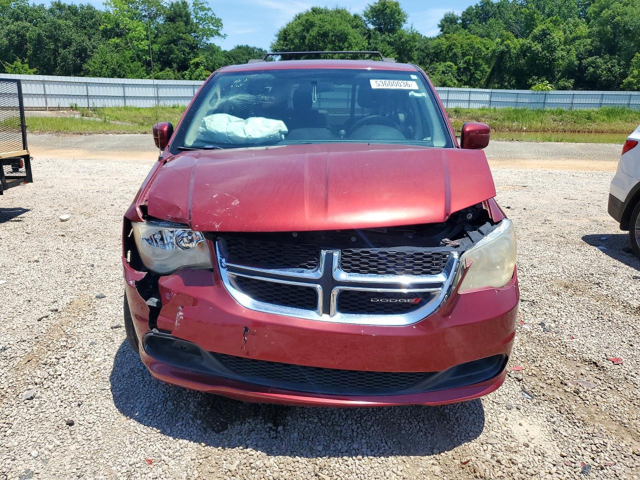 2014 Dodge Grand Caravan Sxt Burgundy vin: 2C4RDGCG8ER253562