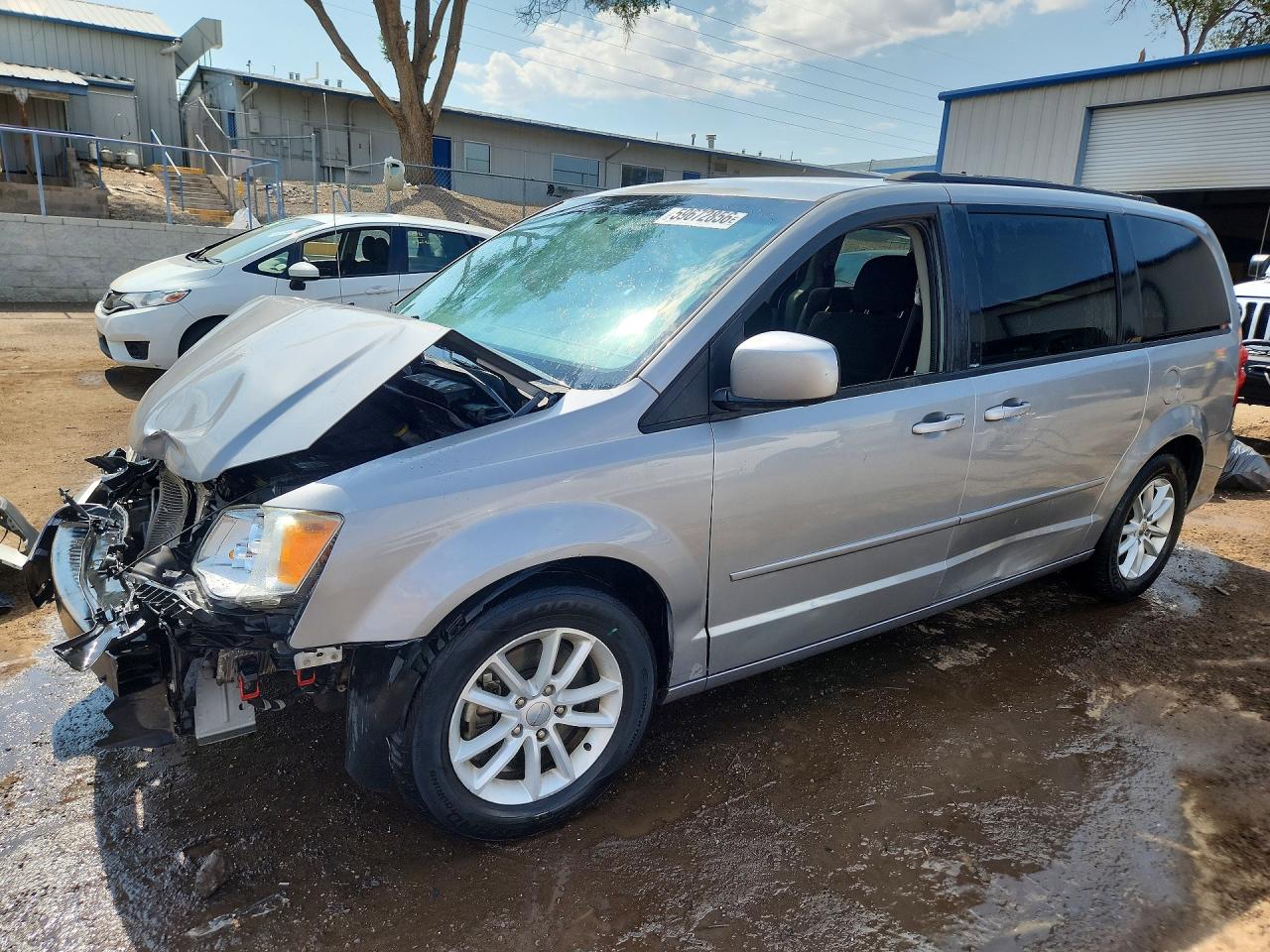 2014 Dodge Grand Caravan Sxt Silver vin: 2C4RDGCG8ER265520