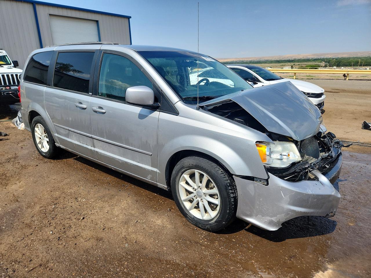 2014 Dodge Grand Caravan Sxt Silver vin: 2C4RDGCG8ER265520