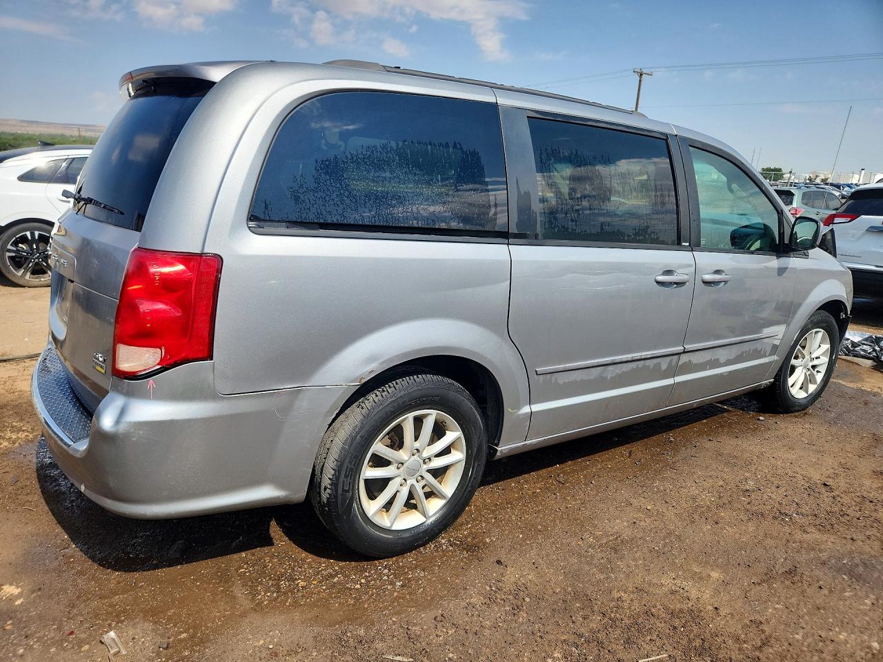 2014 Dodge Grand Caravan Sxt Silver vin: 2C4RDGCG8ER265520