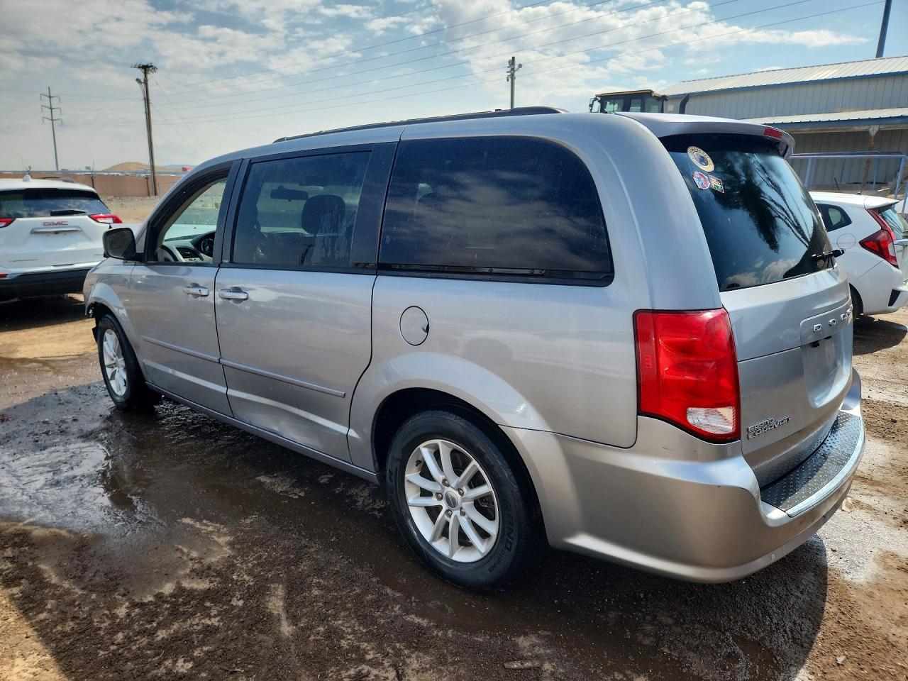 2014 Dodge Grand Caravan Sxt Silver vin: 2C4RDGCG8ER265520