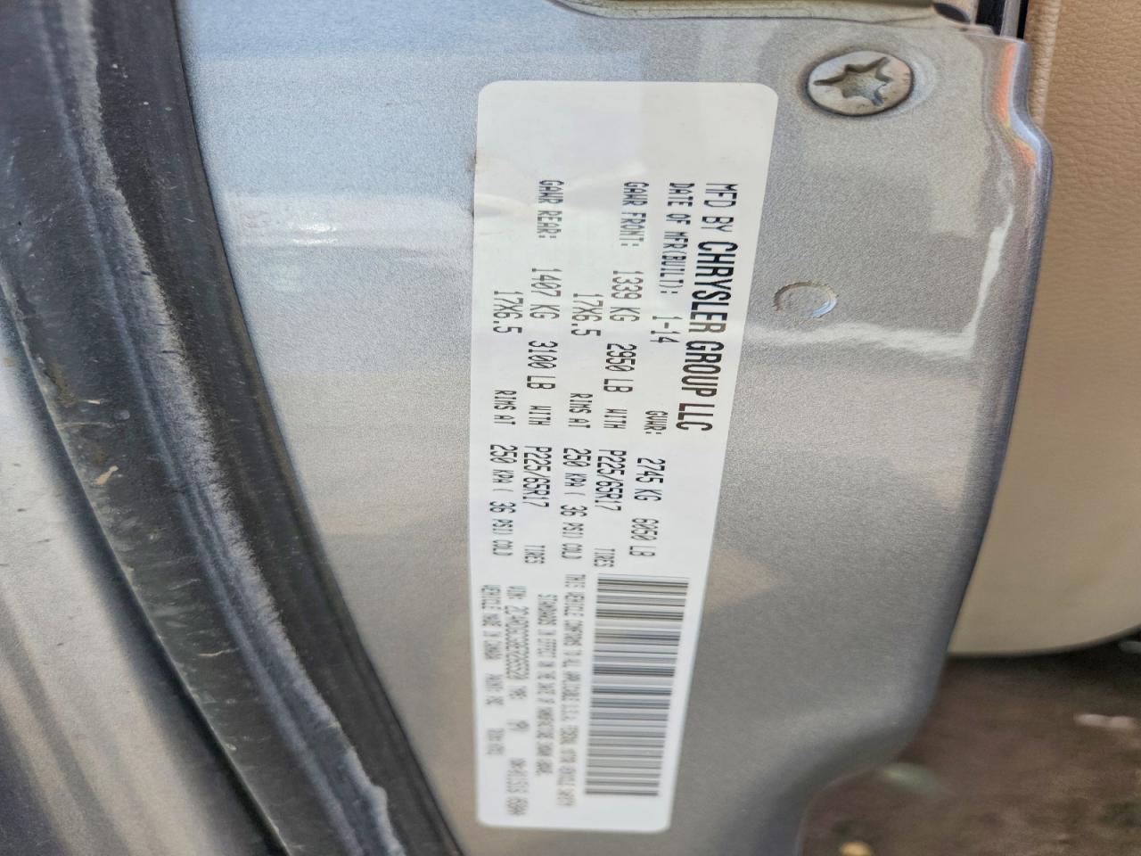 2014 Dodge Grand Caravan Sxt Silver vin: 2C4RDGCG8ER265520
