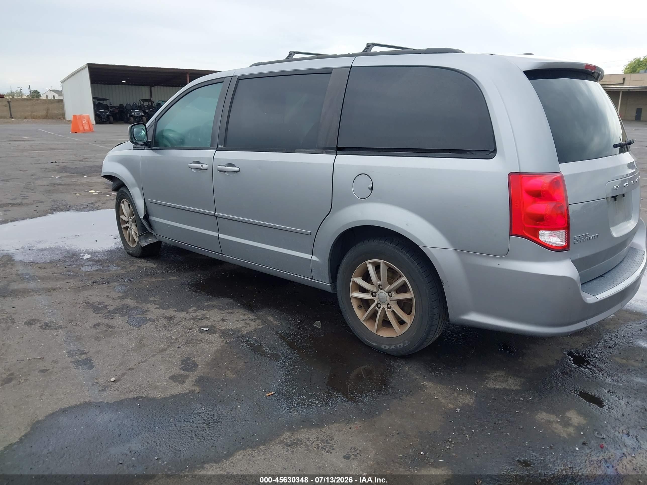 2014 Dodge Grand Caravan Sxt Gray vin: 2C4RDGCG8ER305109
