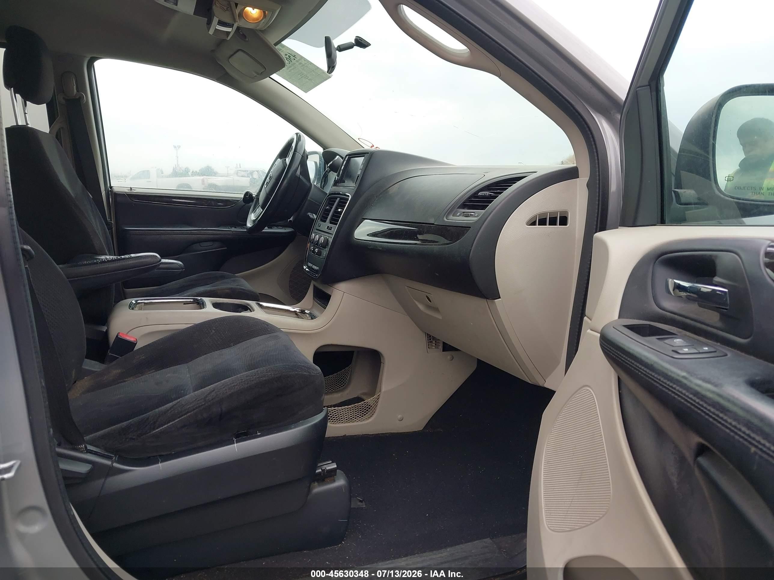 2014 Dodge Grand Caravan Sxt Gray vin: 2C4RDGCG8ER305109