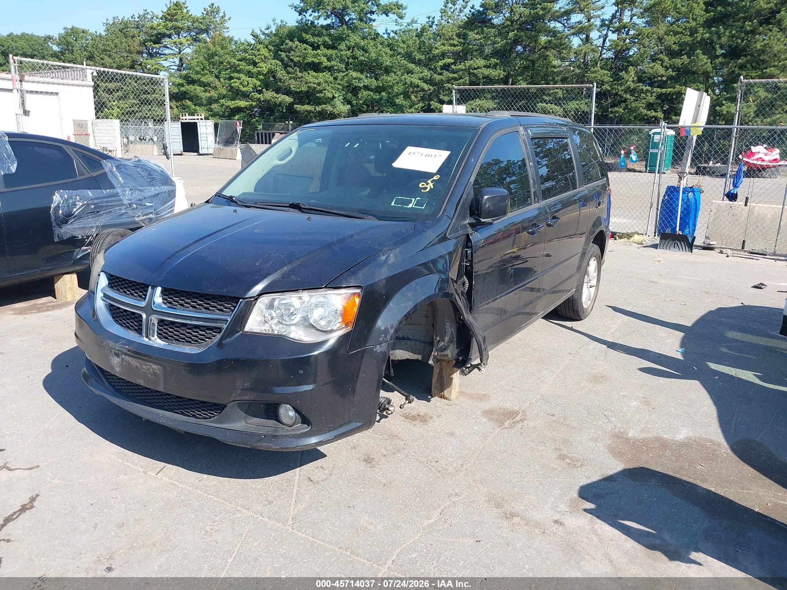 2014 Dodge Grand Caravan Sxt Черный vin: 2C4RDGCG8ER347358