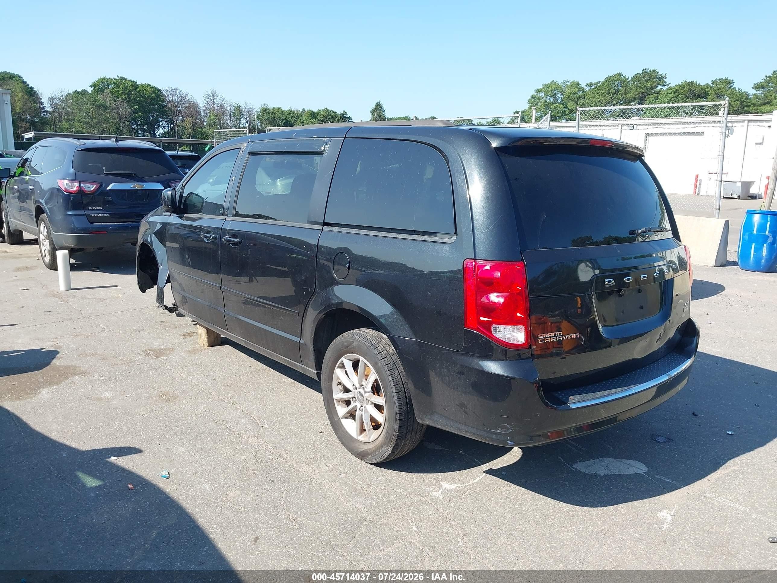 2014 Dodge Grand Caravan Sxt Черный vin: 2C4RDGCG8ER347358